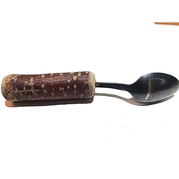 RARE Oneida Ltd Wood Kids Baby Spoon Unique - Picture 2 of 6